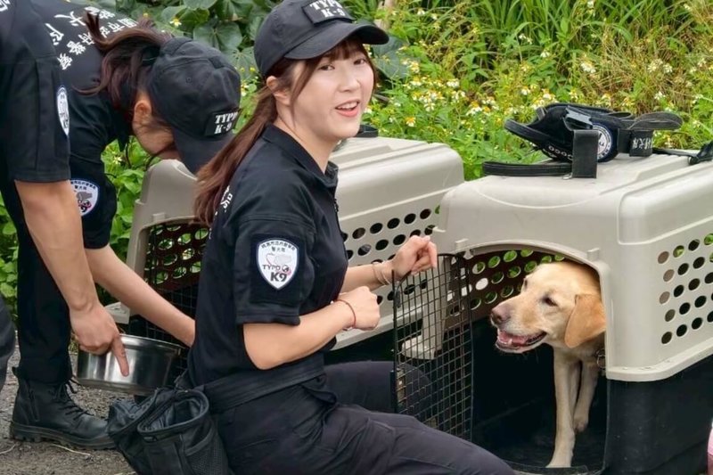 桃園市政府警察局表示，警犬隊目前暫駐大溪分局三層派出所臨時犬舍，新建工程將設置領犬員辦公室、民眾洽公空間、警犬宿舍及專屬訓練場等設施，預計116年6月完工啟用，以提供警犬與領犬員更完善的工作及生活環境。（桃園市警局刑事警察大隊提供）中央社記者吳睿騏桃園傳真　115年6月1日
