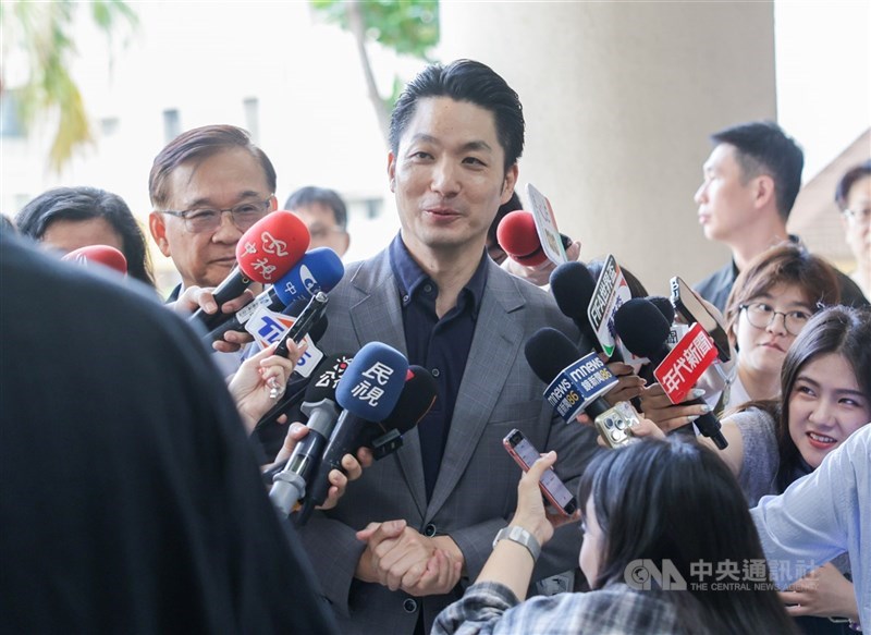 台北市長蔣萬安前往「NVIDIA GTC Taipei 2026 黃仁勳主 題演講」活動前，暢談現階段如何先與輝達合作，推動台 北市朝向AI驅動智慧城市（AI Driven Smart City）發展。 （中央社檔案照片）