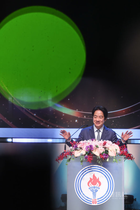 總統賴清德（圖）1日上午出席台灣中油80週年慶祝大會活動，並致詞向全體台灣中油職員表達祝福。中央社記者趙世勳攝　115年6月1日