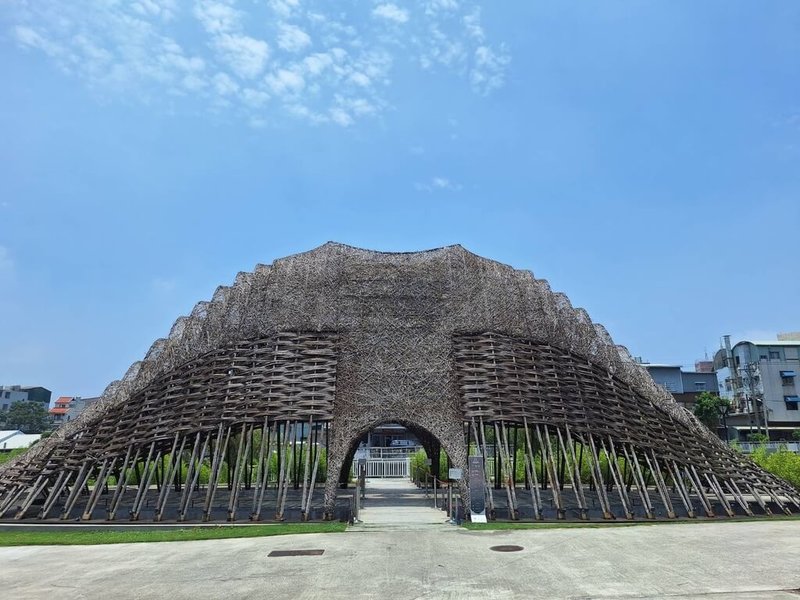 台中市豐原區葫蘆墩公園第4區的竹跡館，為2018年台中世界花卉博覽會重要地景，因建物老化，市府規劃6月底退場，未來將朝「樂園區」方向發展，打造全新親子天地。（中市府提供）中央社記者趙麗妍傳真　115年6月2日