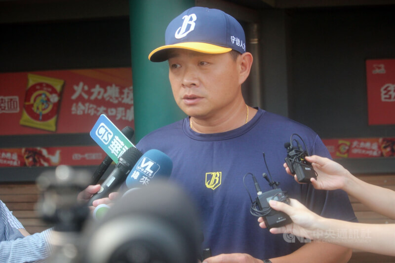 中職中信兄弟彭政閔升任領隊，未來全權負責一、二軍的團隊戰力編制及球隊體系運行。（中央社檔案照片）