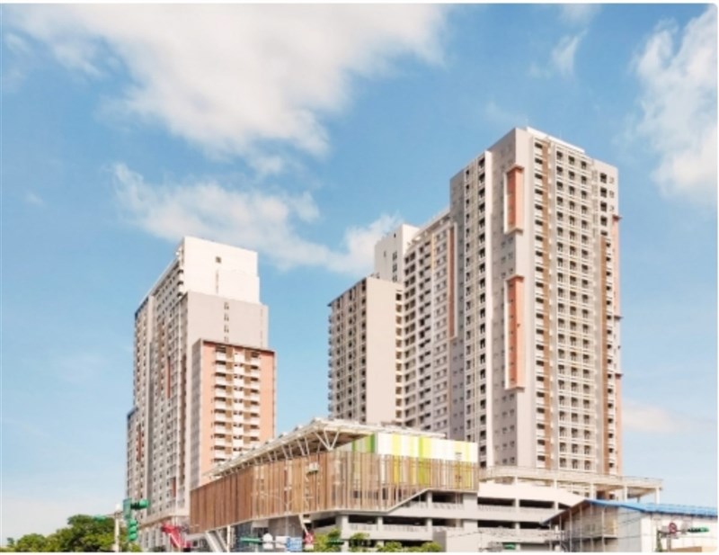 圖為南港機廠社宅外觀。（台北市住都中心提供）