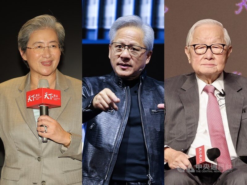 韓媒點名黃仁勳等3人　讚台灣半導體巨擘重塑全球科技業