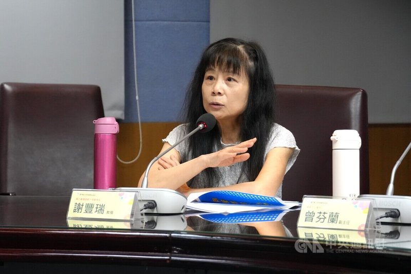 台灣師範大學數學系教授謝豐瑞（圖）5日指出，115年度國中教育會考數學科非選擇題第1題使用國小知識可解，仍有1萬多人拿不到分數，第2題空白率達27.18%，是108課綱實施以來，空白率最高的一題。中央社記者陳至中台北攝　115年6月5日