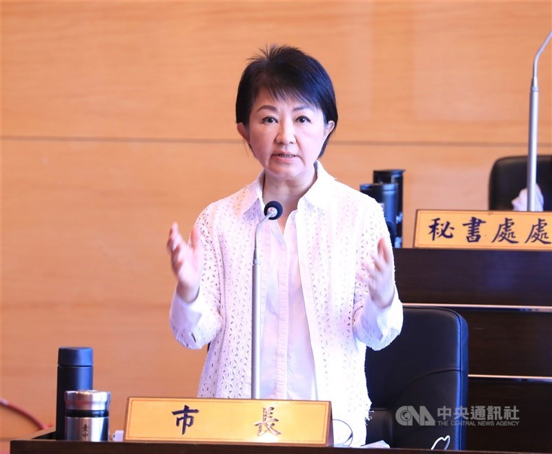 台中市長盧秀燕。（中央社檔案照片）