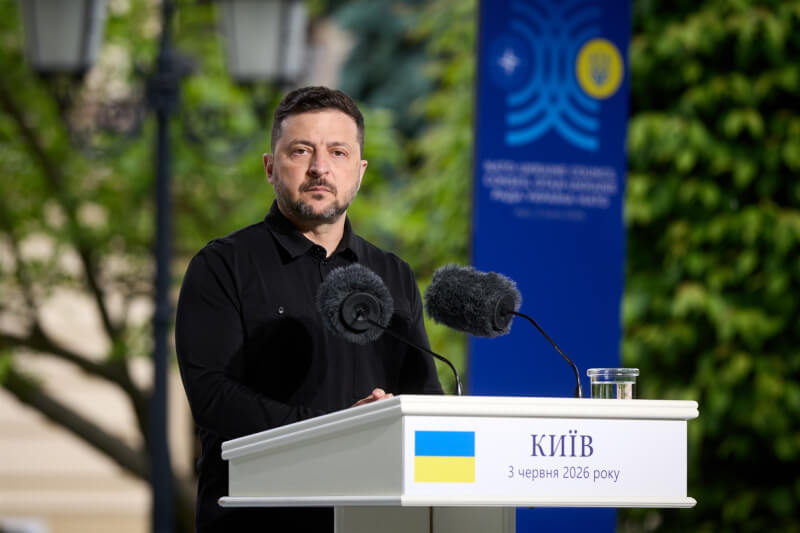 烏克蘭總統澤倫斯基。（圖取自x.com/ZelenskyyUa）