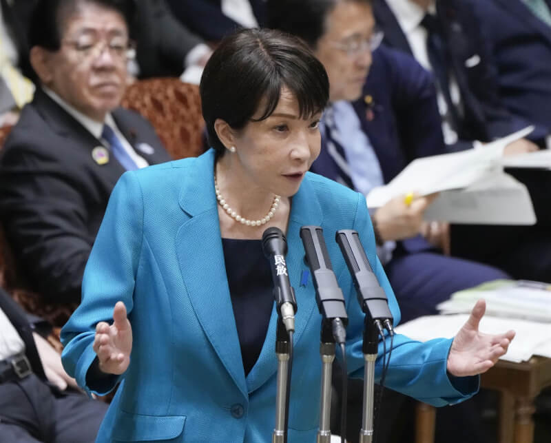 日本首相高市早苗。（共同社）