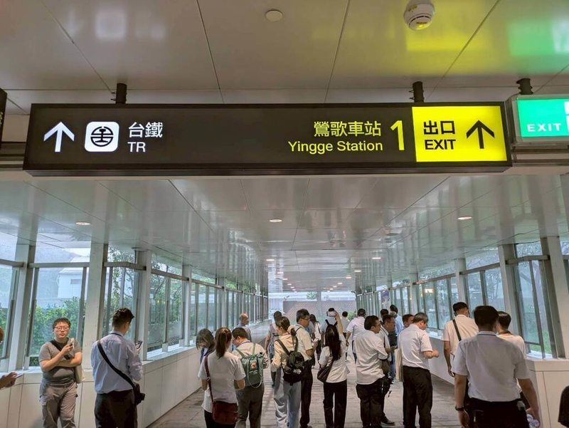 新北捷運三鶯線7日進行履勘，履勘小組提出15項改善事項，其中4項為營運前須改善事項、6項為一般注意改善事項及5項為後續建議改善事項。（交通部提供）中央社記者余曉涵傳真　115年6月7日
