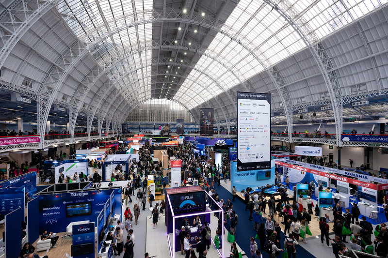 第13屆倫敦科技週(London Tech Week)8日開幕,在西倫敦奧林匹亞會展中心(圖)的主場館議程訂10日傍晚結束,總計超過100場的各項周邊活動則將延續至12日,吸引約130個國家共襄盛舉。(倫敦科技週大會提供)中央社記者陳韻聿倫敦傳真 115年6月8日