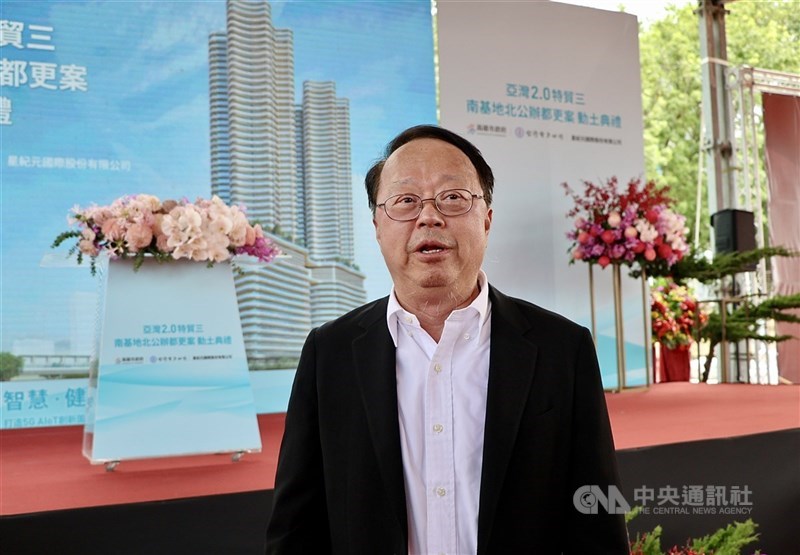 圖為國揚集團創辦人侯西峰。 (中央社檔案照片)