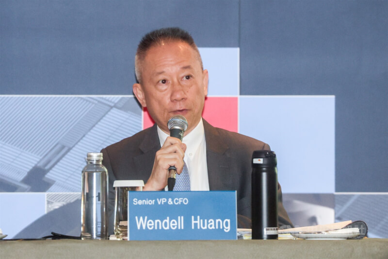 台積電財務長黃仁昭。（中央社檔案照片）