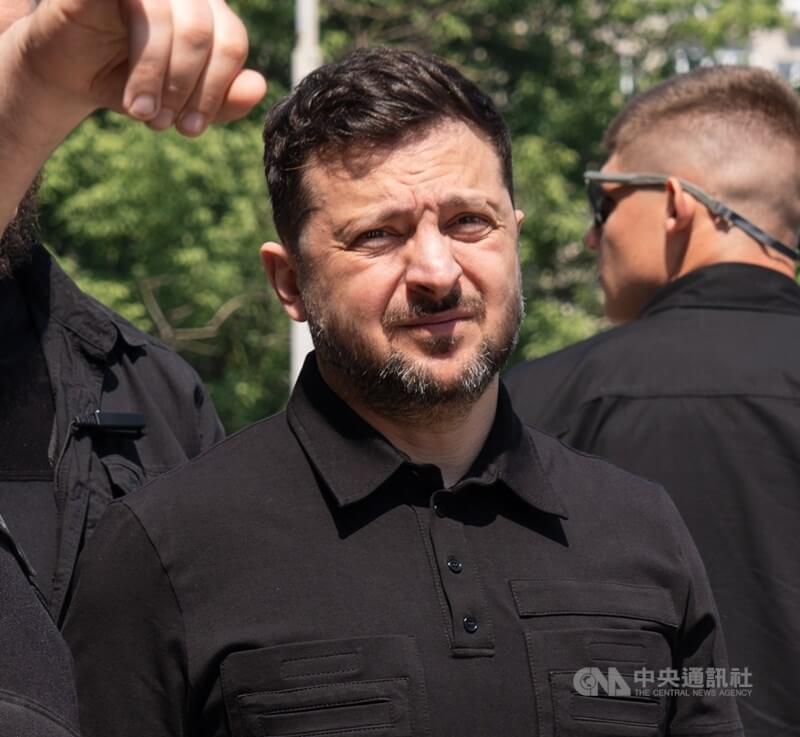 烏克蘭總統澤倫斯基。（中央社檔案照片）