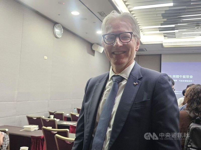 台灣諾和諾德總經理杜翰思（圖）日前參演8點檔連續劇，獻出螢幕處女秀。他11日受訪大讚台灣創意，以前衛方式傳遞醫學知識。中央社記者陳婕翎攝　115年6月11日