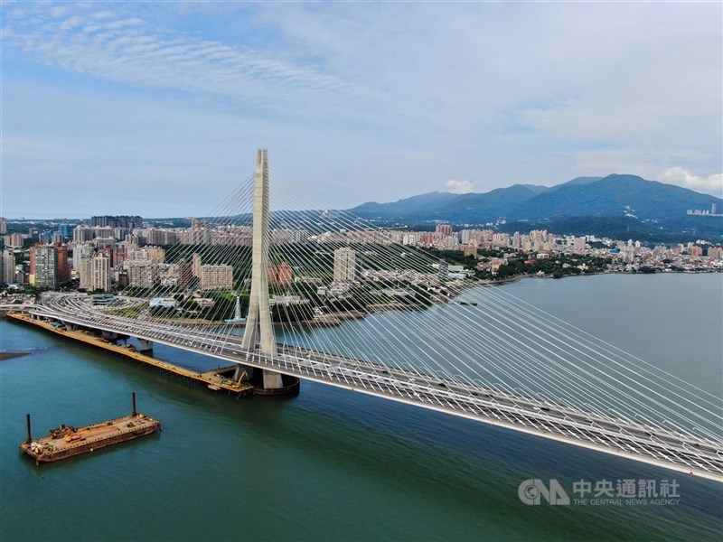 圖為淡江大橋。（中央社檔案照片）