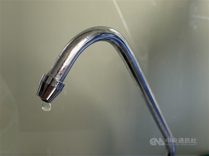 圖為停水示意圖。（中央社檔案照片）