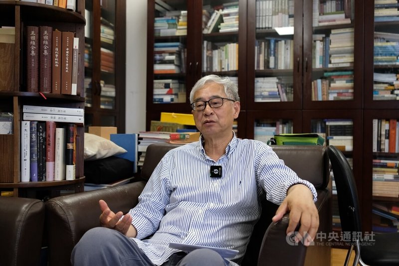 唐獎漢學獎得主葛兆光。 中央社記者廖文綺上海攝　115年6月17日