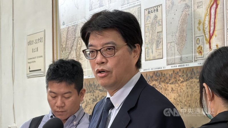 陸委會主委邱垂正17日接受媒體訪問。中央社記者呂佳蓉攝 115年6月17日