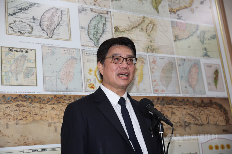 陸委會主委邱垂正（圖）表示，尚未認定台東縣長饒慶鈴以預錄影片方式參與海峽論壇是否違法。（中央社檔案照片）
