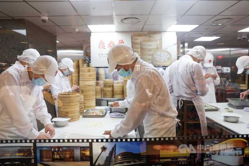 圖為台北市其中一家鼎泰豐門市。（中央社檔案照片）