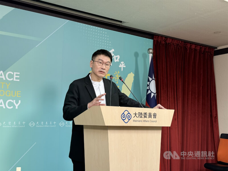 陸委會副主委兼發言人梁文傑。（中央社檔案照片）