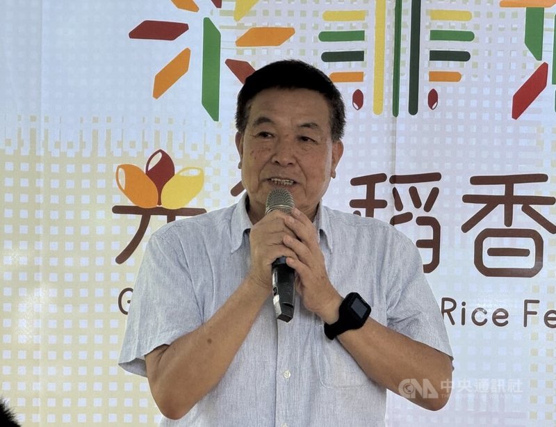 端午連假期間,花蓮光復觀光人潮增加,光復鄉長林清水(圖)20日特別感謝各政府部門、民間單位到光復舉辦活動,帶動人潮。中央社記者張祈攝 115年6月20日