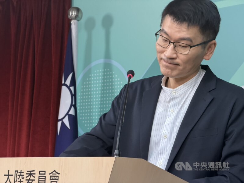 陸委會副主委兼發言人梁文傑。（中央社檔案照片）