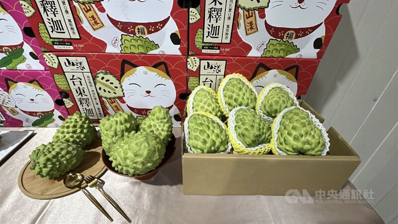 圖為鳳梨釋迦。（中央社檔案照片）