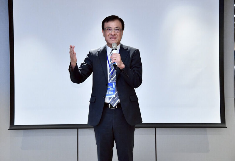 海基會18日於嘉義縣舉辦「大陸台商投資台灣參訪活動」，海基會董事長蘇嘉全發表致詞。（海基會提供）中央社記者呂佳蓉傳真  115年6月22日