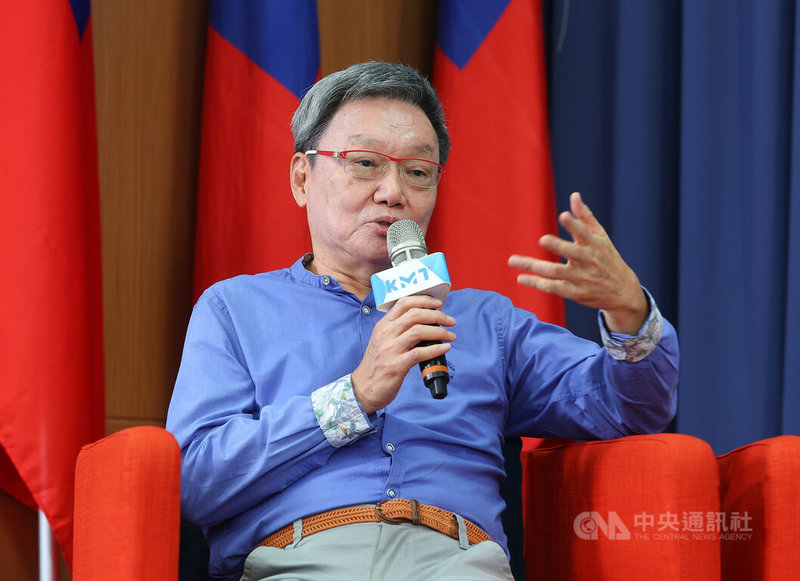 國民黨23日在中央黨部1樓媒體中心舉辦「造局者」2026和平之旅紀錄片首映會，前國安會祕書長蘇起（圖）出席，分享對兩岸關係的觀察。中央社記者謝佳璋攝  115年6月23日
