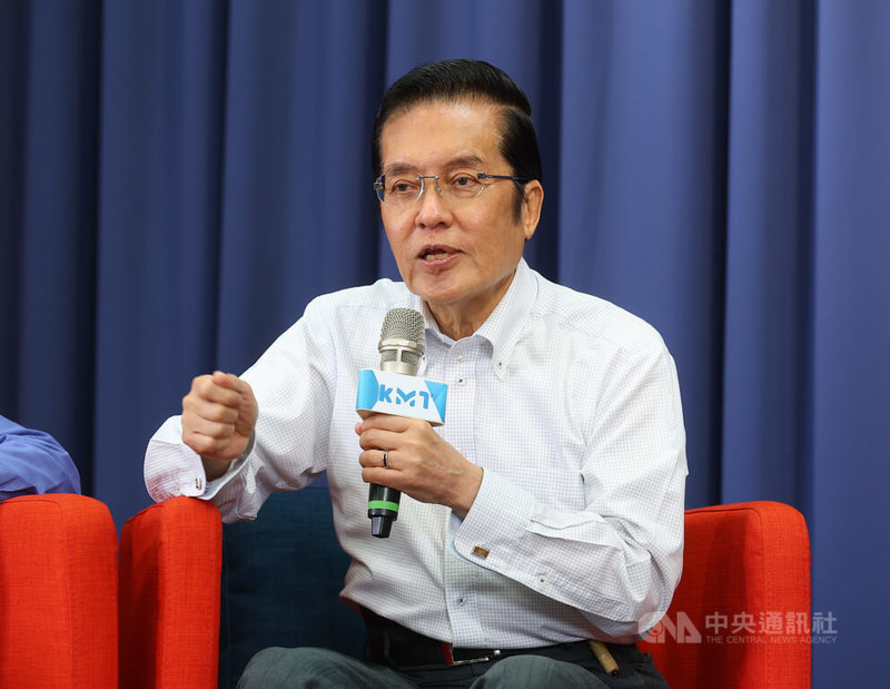 國民黨23日在中央黨部1樓媒體中心舉辦「造局者」2026和平之旅紀錄片首映會,副主席張榮恭(圖)出席分享。中央社記者謝佳璋攝 115年6月23日