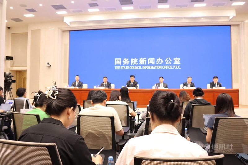 中國國務院新聞辦公室24日舉行有關民族團結進步促進法的新聞發布會。中央社記者張淑伶北京攝 115年6月24日
