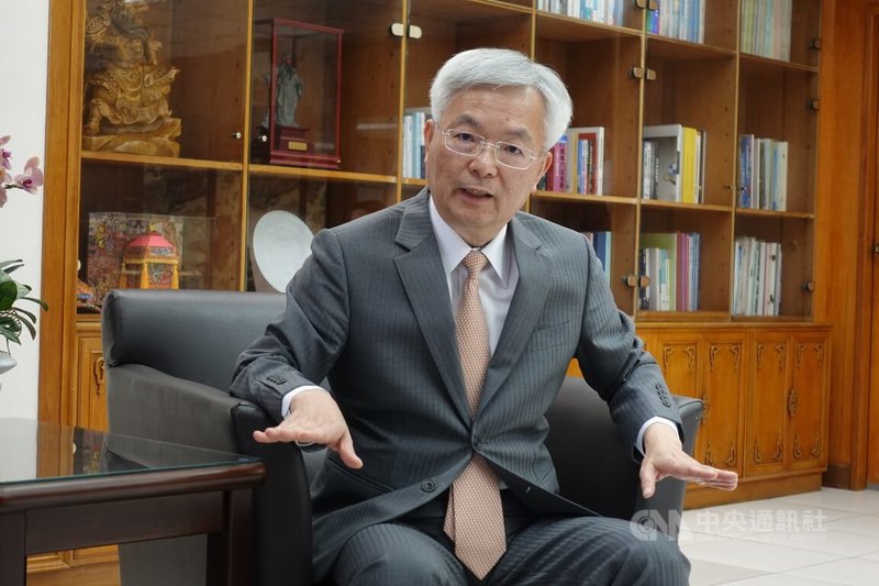 2026國際警察合作論壇已順利落幕，警政署長張榮興（圖）接受中央社專訪時表示，詐欺犯罪是國際化問題，非僅台灣而已，所以打詐要跨境合作。中央社記者黃麗芸攝　115年6月25日