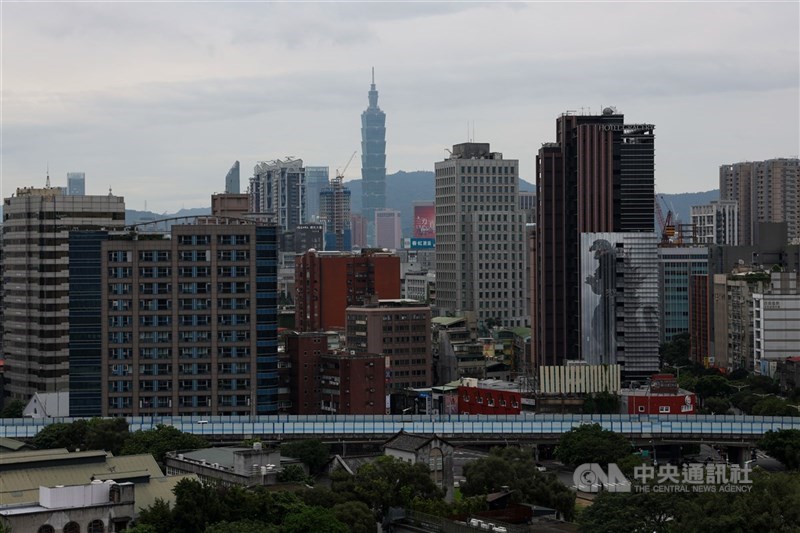 圖為台北市景。（中央社檔案照片）
