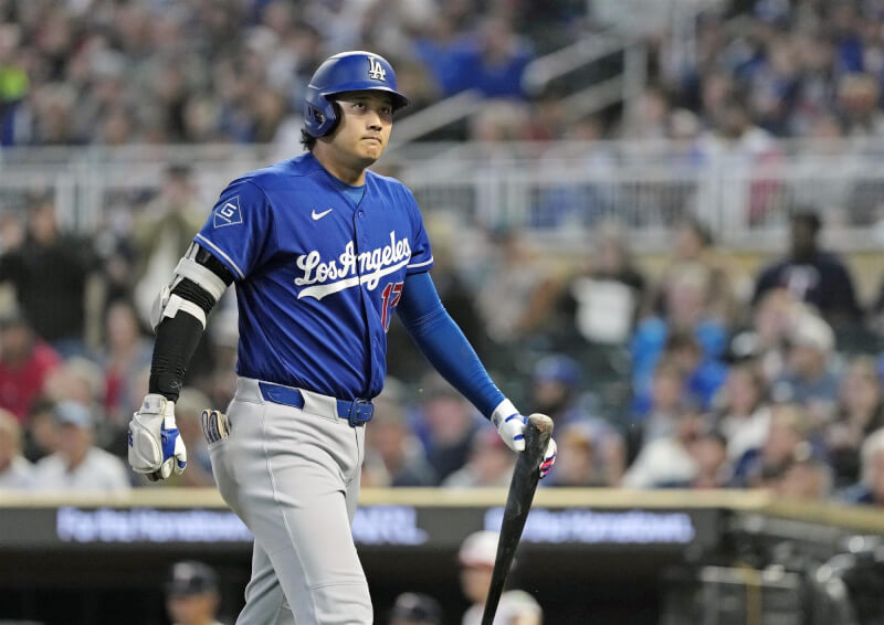 MLB洛杉磯道奇日籍球星大谷翔平。（共同社）