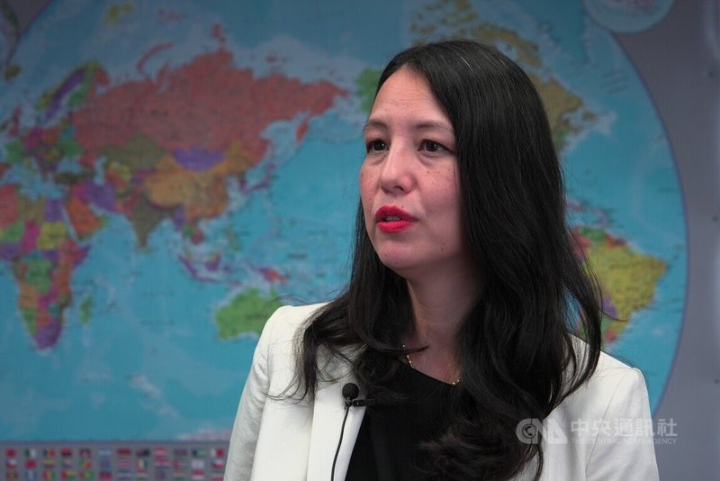 美國智庫「太平洋論壇」（Pacific Forum）執行長金柏莉．連恩（Kimberly Lehn）強調，避免戰爭的最佳方式是做好準備，強化防衛。中央社記者林宏翰夏威夷檀香山攝 115年6月27日
