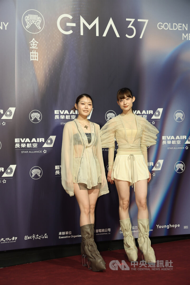 日本雙人搖滾樂團「羊文學」應邀跨海來台共襄盛舉，將於典禮中帶來精彩演出。中央社記者張新偉攝　115年6月27日