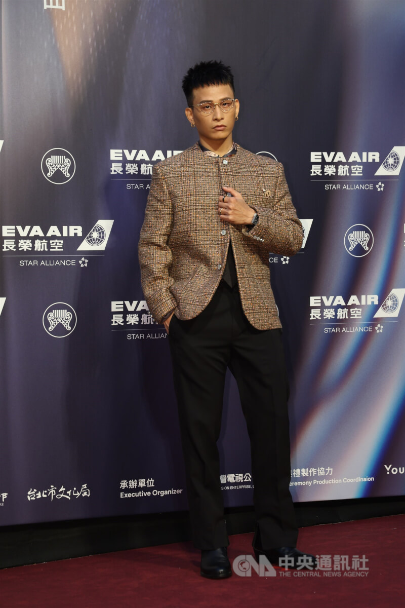 音樂人黃奇斌除是頒獎嘉賓，也將角逐最佳作曲人獎，他在受訪時也透露今年即將推出新專輯。中央社記者張新偉攝　115年6月27日