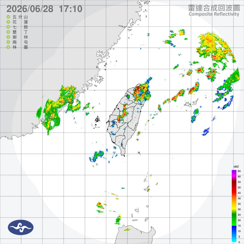 （圖取自中央氣象署網頁cwa.gov.tw）