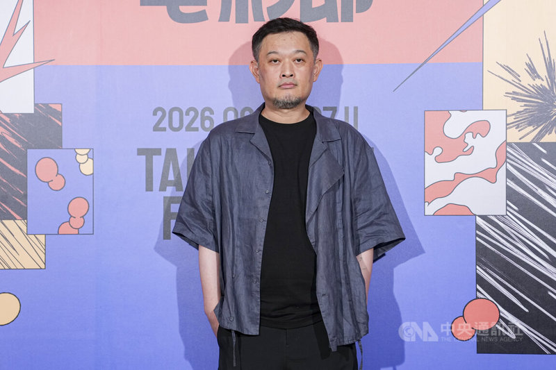 影集「聰明鎮」為全球首部致敬日本漫畫家伊藤潤二的真人原創影集，劇情以高壓升學文化為核心，29日在台北電影節放映，導演謝駿毅（圖）出席記者會宣傳。中央社記者鄭清元攝　115年6月29日