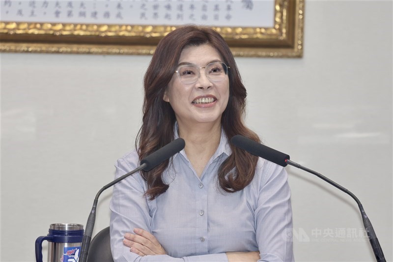 圖為國民黨主席鄭麗文。（中央社檔案照片）