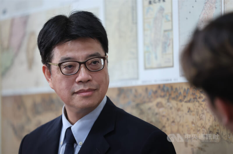 陸委會主委邱垂正29日在立法院接受媒體聯訪。中央社記者趙世勳攝　115年6月29日