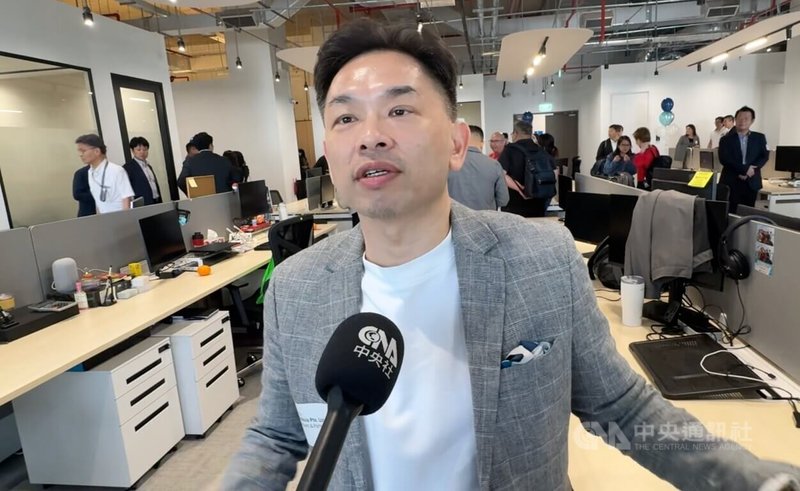 資訊服務商精誠搶攻東南亞市場版圖，於新加坡成立SYSTEX Asia東南亞營運總部，成為拓展亞洲市場的樞紐。Systex Asia生態發展處副總經理劉沛軒受訪。中央社記者吳昇鴻新加坡攝　115年6月30日