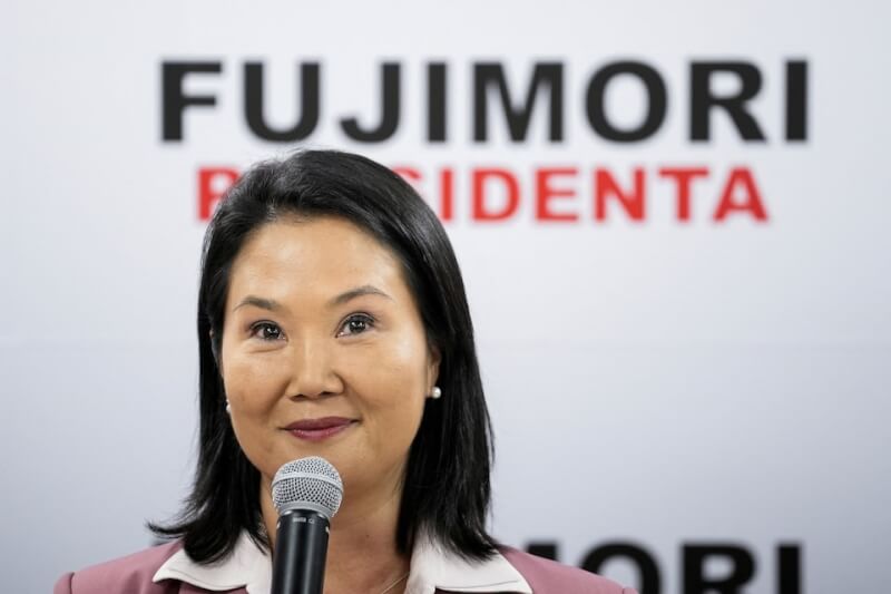 秘魯總統候選人藤森惠子。（路透社）