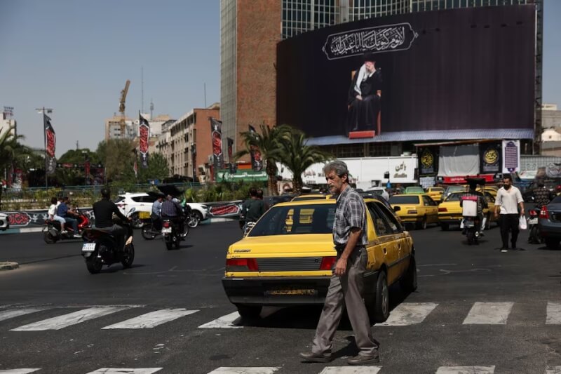 圖為6月30日伊朗德黑蘭街景。（Majid Asgaripour/WANA (West Asia News Agency) via 路透社）