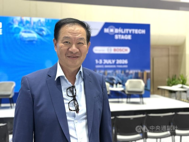 菲律賓電動車協會會長鄭光利表示，菲律賓二輪電動車市場具發展潛力，期待未來與台灣展開更多合作。中央社記者李宗憲曼谷攝  115年7月3日