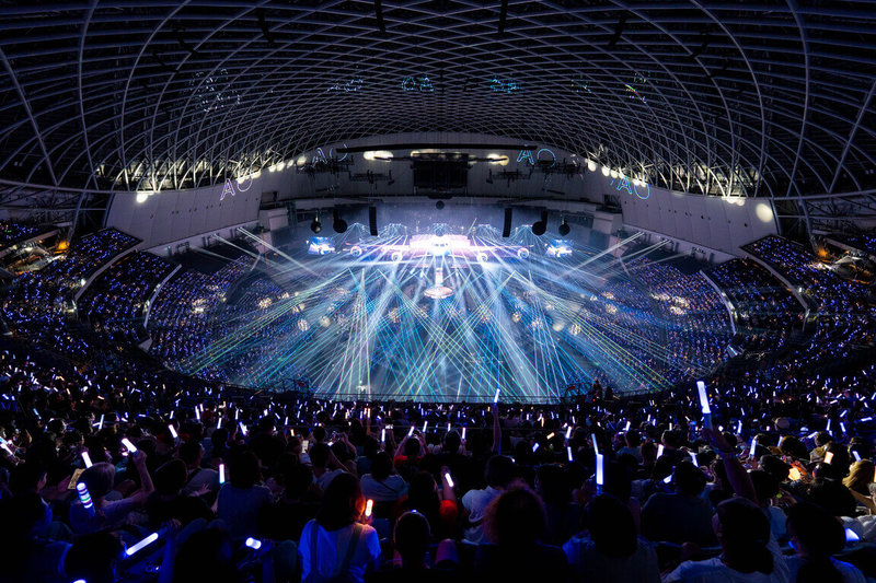 天團五月天3日起在台北大巨蛋展開5525+2「回到那一天」25週年演唱會，單場吸引4萬名歌迷參與，氣氛超嗨。（相信音樂提供）中央社記者王心妤傳真 115年7月3日