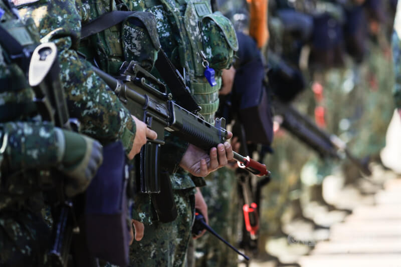 國軍示意圖。（中央社檔案照片）