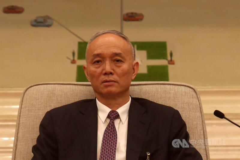 中共中央黨校校長蔡奇。（中央社檔案照片）