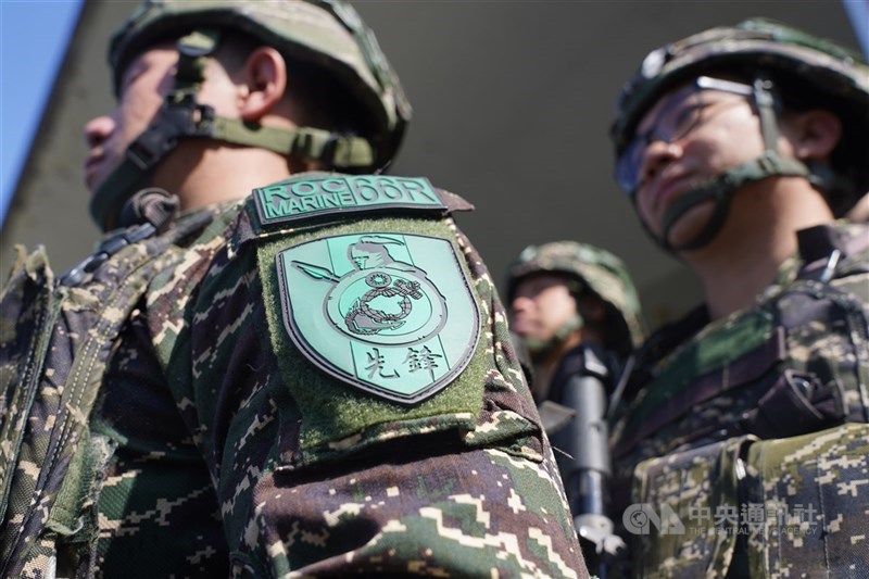 圖為衛戍第二戰鬥隊官兵。（中央社檔案照片）