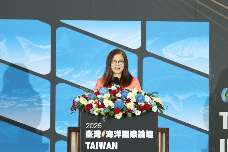 2026台灣海洋國際論壇8日舉辦，海委會主委管碧玲（圖）表示，中國正以灰色地帶行動改變現狀，籲民主夥伴建立共同協作機制，透過海域態勢共享、情資交流等，守護台海及印太海域和平穩定。（海委會提供）中央社記者洪學廣傳真　115年7月8日